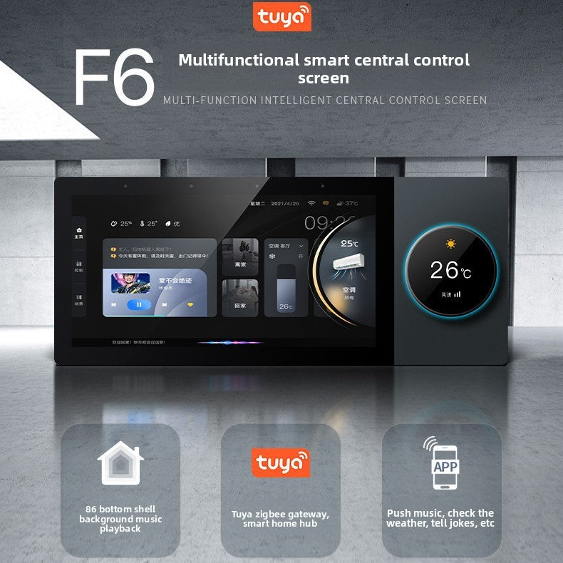 Smart Home Central Control Screen with Music Host