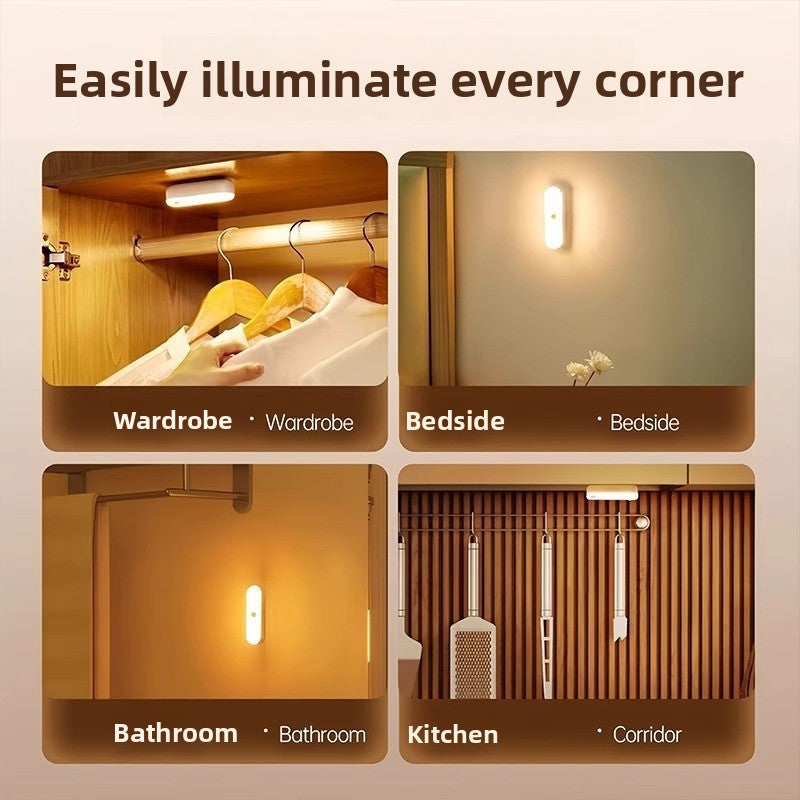 Motion sensor night light for hallway
