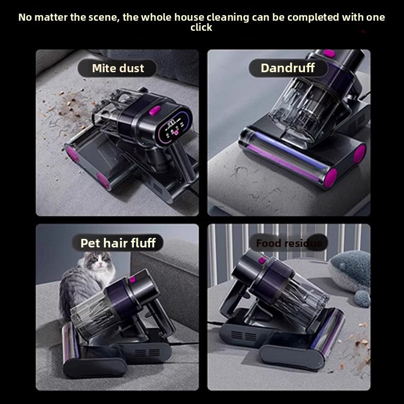 Smart home heated vacuum cleaner
