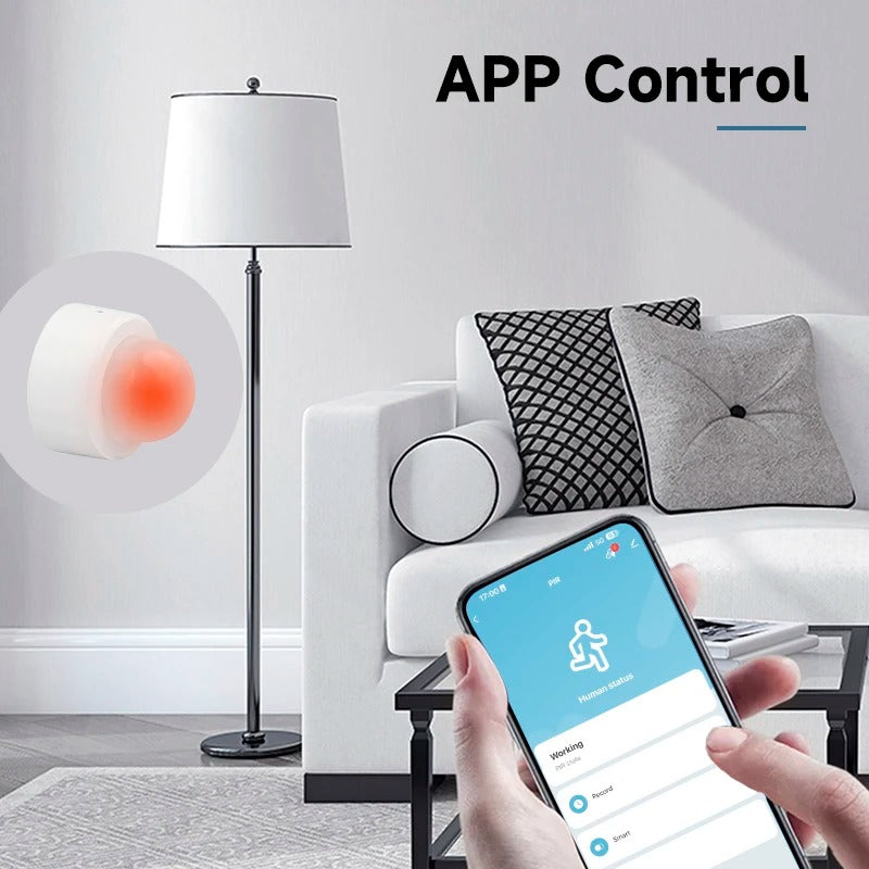 Tuya Zigbee PIR Motion Sensor Human Body Infrared Detector Smart Security Alarm Works with Alexa Google Assistant Smart Life App